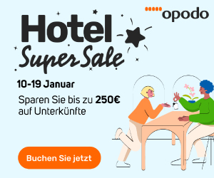 Bis zu 250€ im Hotel Super Sale sparen